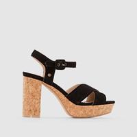 grace suede platform sandals