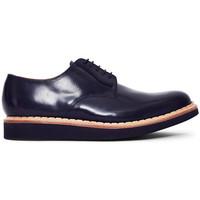 grenson curt wedge sole derby black mens loafers casual shoes in black