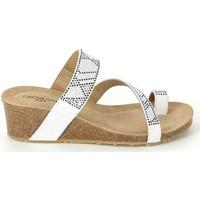 Grunland CB1523 Sandals Women Bianco women\'s Mules / Casual Shoes in white