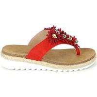 Grunland CB1489 Flip flops Women Red women\'s Flip flops / Sandals (Shoes) in red