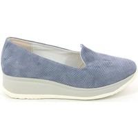 Grunland SC3375 Mocassins Women Blue women\'s Loafers / Casual Shoes in blue