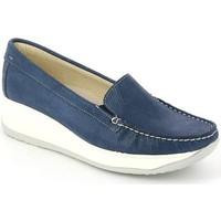Grunland SC2747 Mocassins Women Blue women\'s Loafers / Casual Shoes in blue