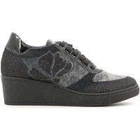 grunland sc2355 women womens shoes trainers in black