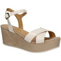 grace shoes 9832 wedge sandals women bianco womens sandals in white