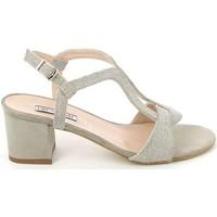 Grunland SA1603 High heeled sandals Women Beige women\'s Sandals in BEIGE