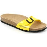 grunland cb0029 sandals women yellow womens sandals in yellow