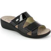 grunland ce0523 sandals women black womens sandals in black