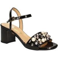 Grace Shoes 9217 High heeled sandals Women Black women\'s Sandals in black