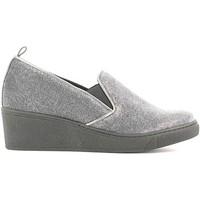 Grunland SC2056 Mocassins Women Anthracite women\'s Loafers / Casual Shoes in grey