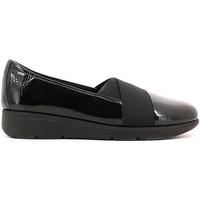 Grunland SC1451 Mocassins Women women\'s Loafers / Casual Shoes in black