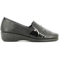 Grunland SC1440 Mocassins Women women\'s Loafers / Casual Shoes in black