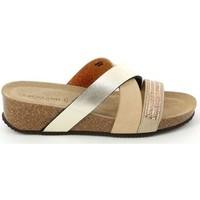 grunland cb1484 sandals women beige womens sandals in beige