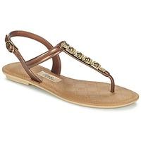 grendha sense jewel sandal womens sandals in brown