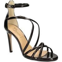 grace shoes 9660 high heeled sandals women black womens sandals in bla ...