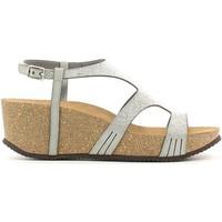 Grunland SB0497 Wedge sandals Women Grey women\'s Sandals in grey