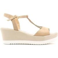 grace shoes 51514 wedge sandals women beige womens sandals in beige