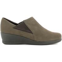 Grunland SC2325 Mocassins Women women\'s Loafers / Casual Shoes in grey