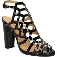 grace shoes 9583 high heeled sandals women black womens sandals in bla ...