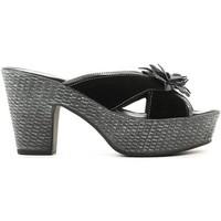 Grace Shoes 20127 Sandals Women Black women\'s Clogs (Shoes) in black