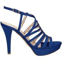 grace shoes 2078 high heeled sandals women blue womens sandals in blue