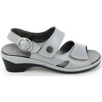 grunland se0163 wedge sandals women grey womens sandals in grey