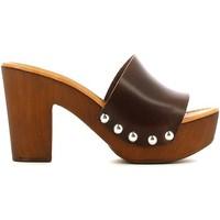 Grunland CI1192 Sandals Women women\'s Clogs (Shoes) in brown