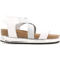 grunland sb0674 sandals women bianco womens sandals in white