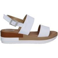 grace shoes 10253 wedge sandals women bianco womens sandals in white