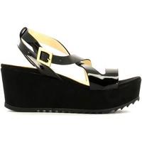 Grace Shoes 7575 Wedge sandals Women women\'s Sandals in black