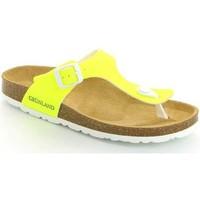 Grunland CB0025 Flip flops Women Yellow women\'s Flip flops / Sandals (Shoes) in yellow