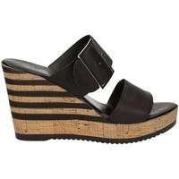 grace shoes 55130 wedge sandals women black womens sandals in black