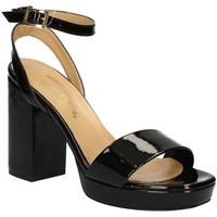 grace shoes 9841 high heeled sandals women black womens sandals in bla ...