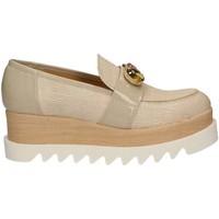 Grace Shoes 9382 Lace-up heels Women Beige women\'s Loafers / Casual Shoes in BEIGE