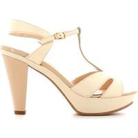 Grace Shoes CR52 High heeled sandals Women Beige women\'s Sandals in BEIGE