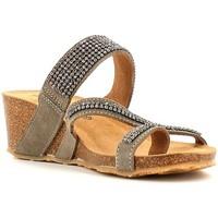 grunland cb0372 sandals women womens sandals in grey