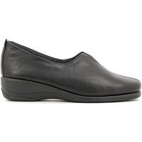 grunland sc0323 mocassins women womens loafers casual shoes in black