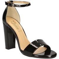 grace shoes 9584 high heeled sandals women black womens sandals in bla ...