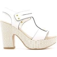 grace shoes 53522 high heeled sandals women bianco womens sandals in w ...