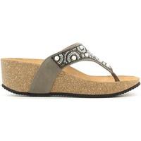 Grunland CB0610 Flip flops Women women\'s Flip flops / Sandals (Shoes) in grey