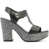 grace shoes 53522 high heeled sandals women black womens sandals in bl ...