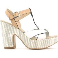 grace shoes 53595 high heeled sandals women bianco womens sandals in w ...