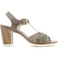 grunland sa1369 high heeled sandals women t moro womens sandals in bro ...