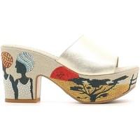 Grace Shoes E01F4L Sandals Women Platino women\'s Clogs (Shoes) in grey