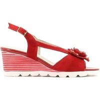 grace shoes e6503 high heeled sandals women red womens sandals in red