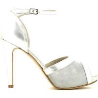 grace shoes 145 high heeled sandals women silver womens sandals in sil ...