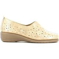 grunland sc1385 mocassins women womens loafers casual shoes in beige