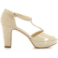 grace shoes 4552 high heeled sandals women beige womens sandals in bei ...