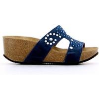 grunland cb0243 sandals women jeans womens sandals in blue