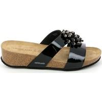 grunland cb1478 sandals women black womens sandals in black