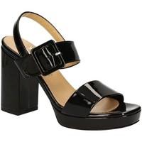 Grace Shoes 9846 High heeled sandals Women Black women\'s Sandals in black